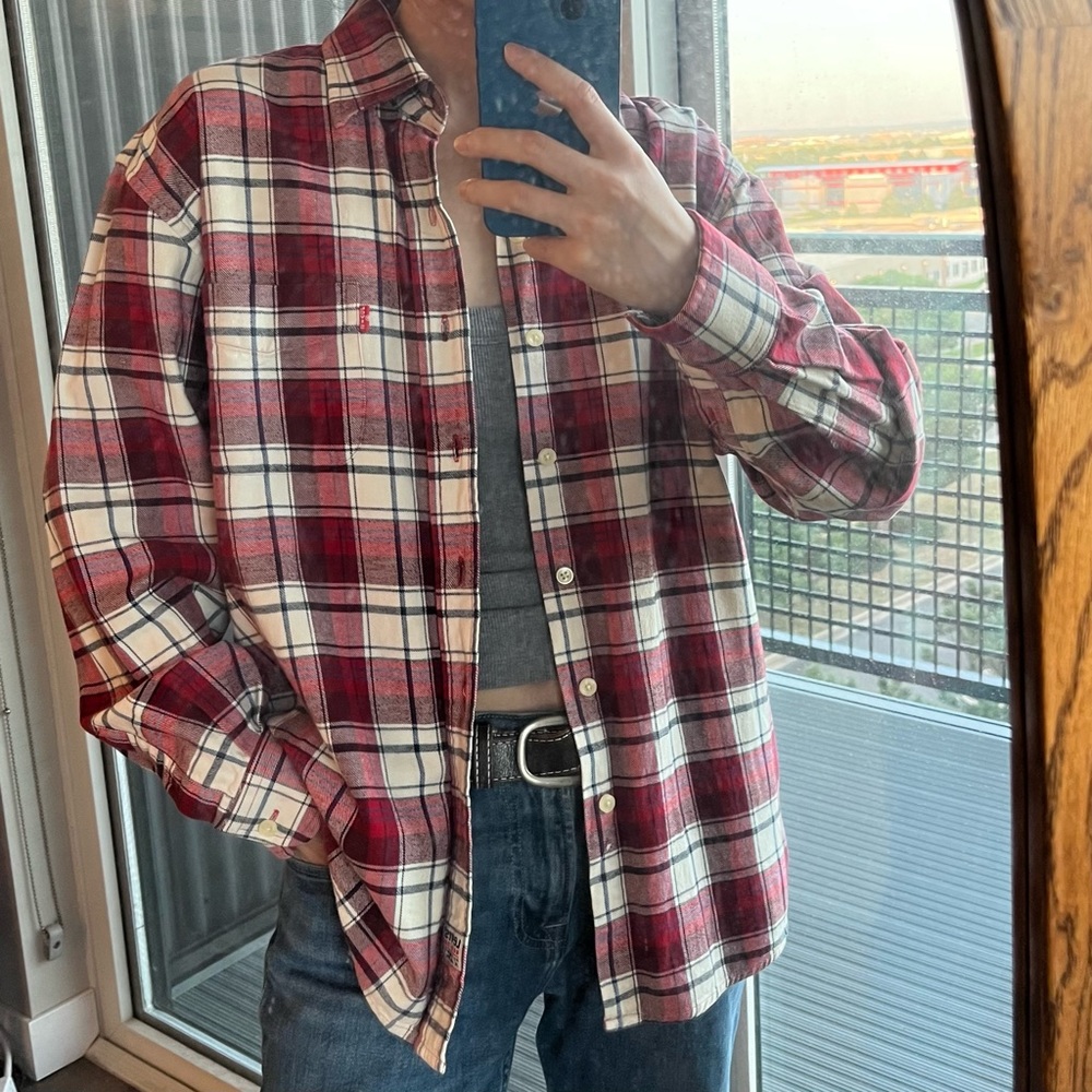 Vintage Levi's® Mens Long Sleeve Classic Western Shirt in M